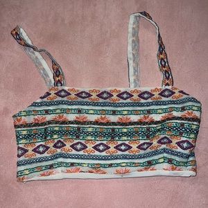 Patterned crop top